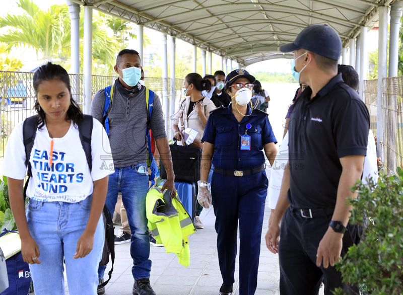 34 timorenses regressam a Timor-Leste sem sintomas de COVID-19
