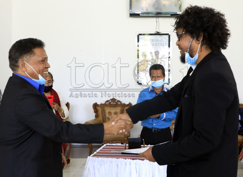 Presidente do Parlamento deu posse a Juvinal Dias como Presidente do CCFP