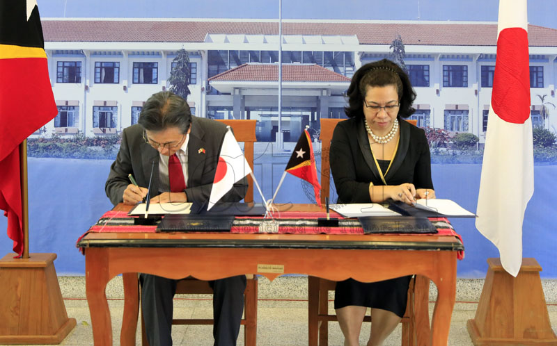 TL e Japão assinam acordo de projeto de desenvolvimento de recursos humanos