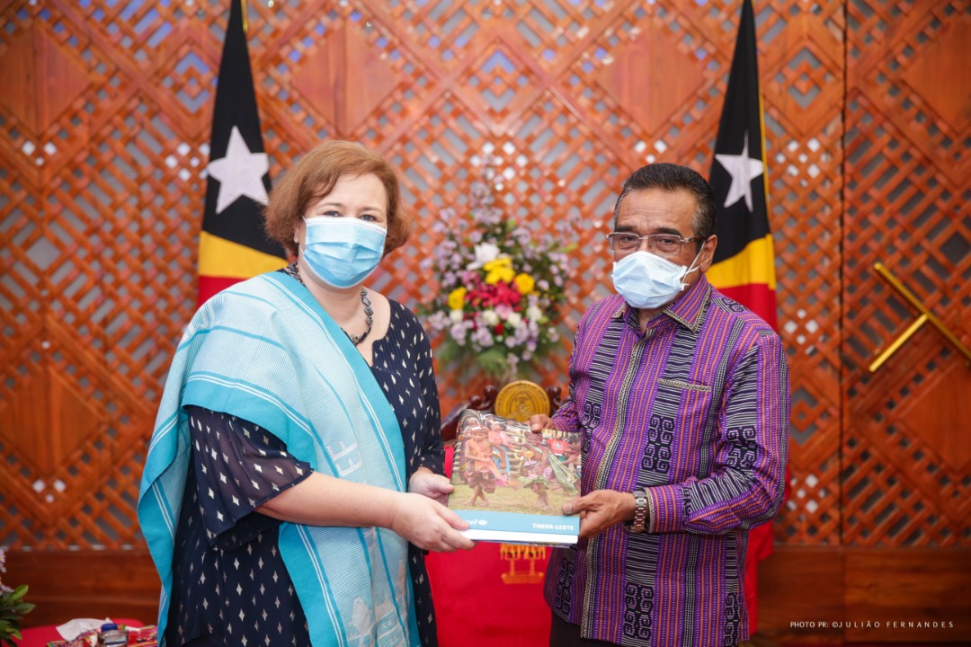 Representante da UNICEF termina missão em Timor-Leste e despede-se do Presidente da República
