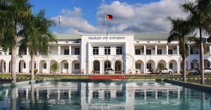 Palácio do Governo vestiu-se de azul para celebrar Dia Mundial da Criança