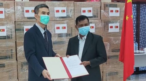 China apoia Timor-Leste com 40 mil máscaras