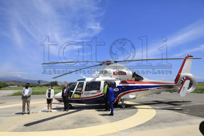 Governo australiano e Santos disponibilizam helicóptero para ajuda humanitária