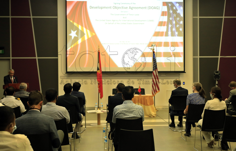 Governo de Timor-Leste e EUA celebram acordo de contribuição financeira
