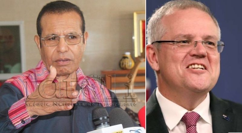 Scott Morrison reitera apoio a Timor-Leste no âmbito da covid-19 e desatre natural