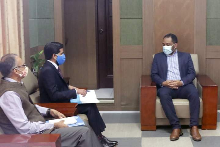 Novo representante da UNICEF reúne-se com Ministro Fidélis Magalhães