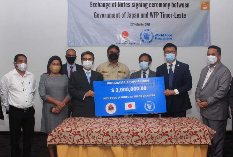 Japão apoia PAM com três milhões de dólares para ajudar o país na área da segurança alimentar