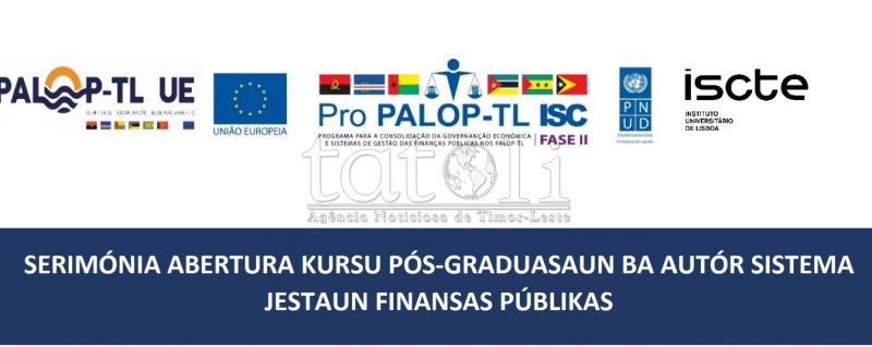 PALOP-TL promove curso de pós-graduação para funcionários timorenses