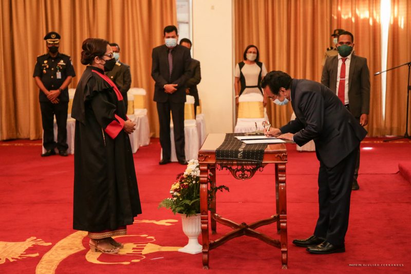 Presidente da República timorense dá posse a nova adjunta do PGR