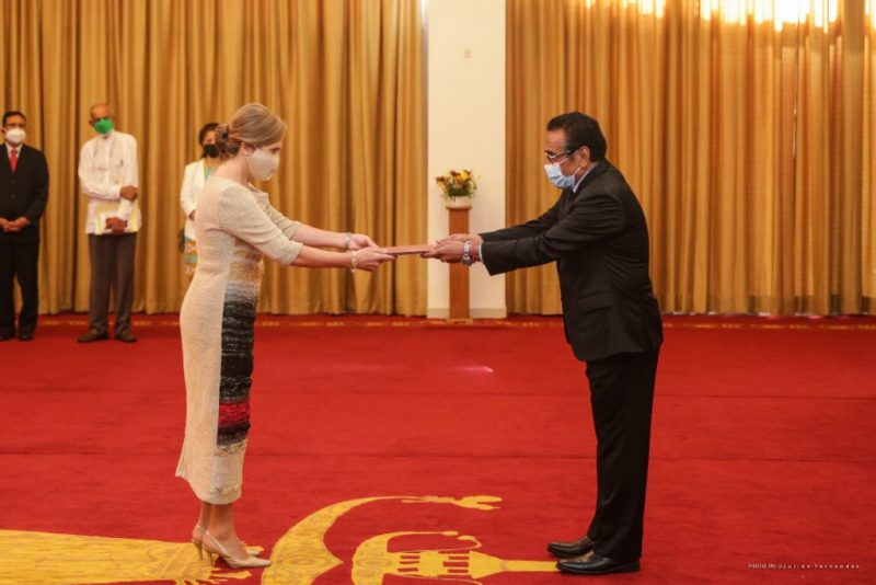 Presidente da República recebe credenciais da nova Embaixadora de Portugal