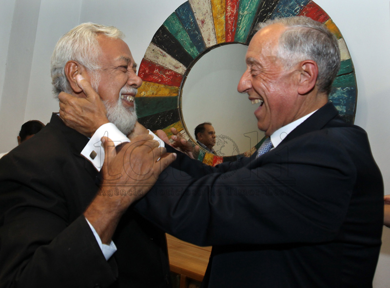 Xanana encontra-se com Presidente português