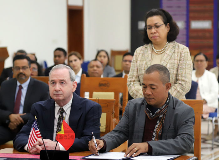 Timor-Leste e EUA formalizam contratos gratuitos mútuos em imóveis por 50 anos