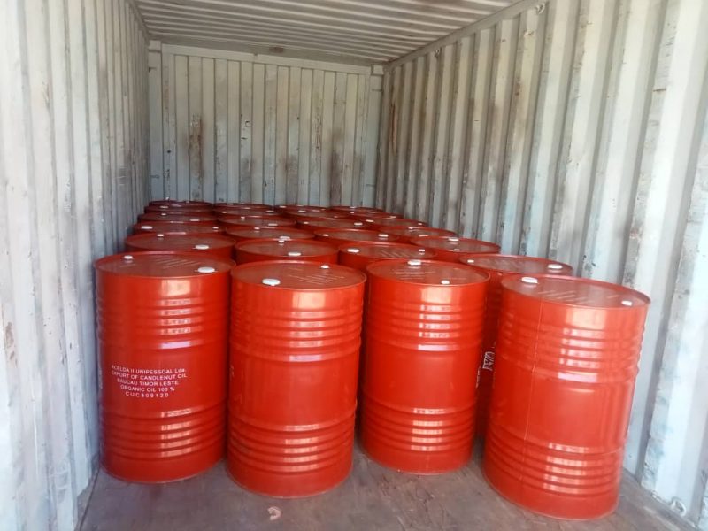 Empresa timorense exporta cinco toneladas de camim para a China