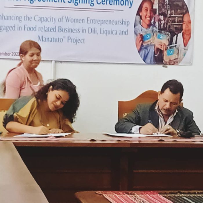 Assinado acordo para a formação de mulheres em empreendedorismo