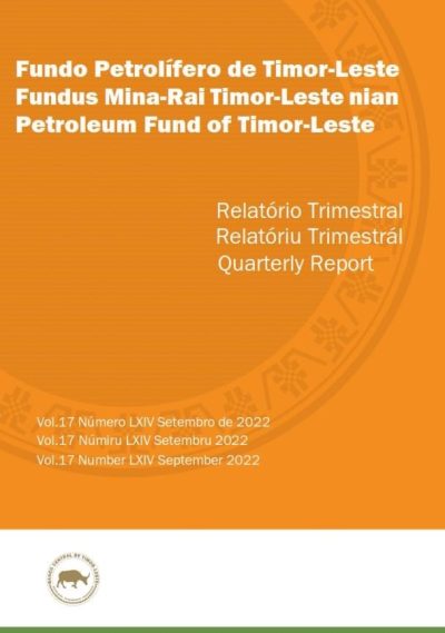 Fundo Petrolífero desce para 16,9 milhões de dólares no terceiro trimestre