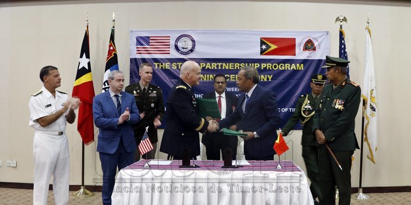 Profissionalização das FALINTIL é razão de acordo com Guarda Nacional de Rhode Island