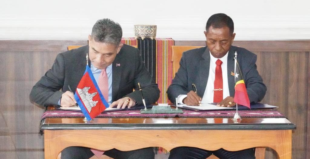 Timor-Leste e Camboja formalizam acordo de serviços aéreos