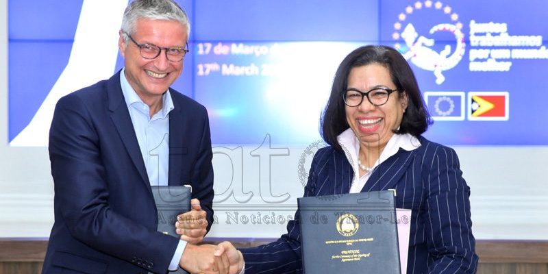 Timor-Leste e UE formalizam acordo financeiro de 12,7 milhões de dólares