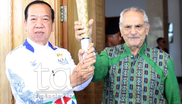 Timor-Leste recebe tocha dos SEA Games e ASEAN Para Games