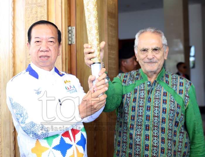 Timor-Leste recebe tocha dos SEA Games e ASEAN Para Games