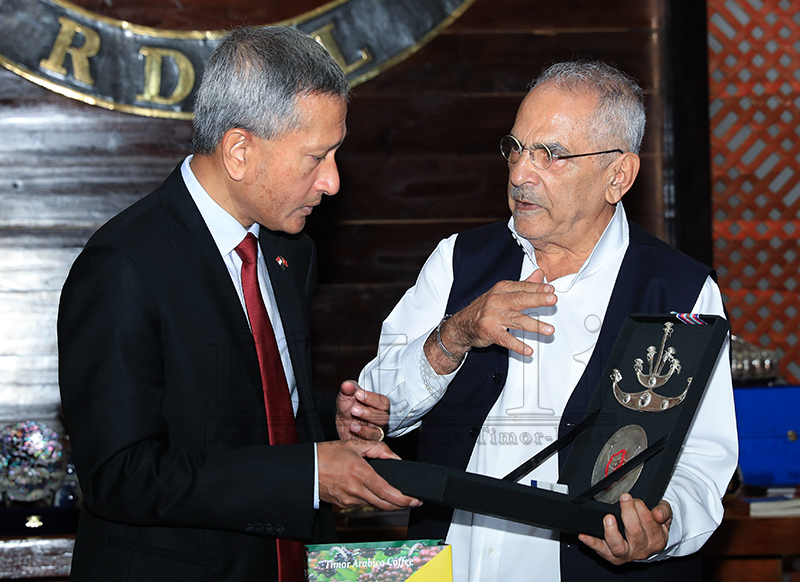 Saúde, emprego e adesão à ASEAN na agenda da visita do MNE de Singapura a Timor-Leste