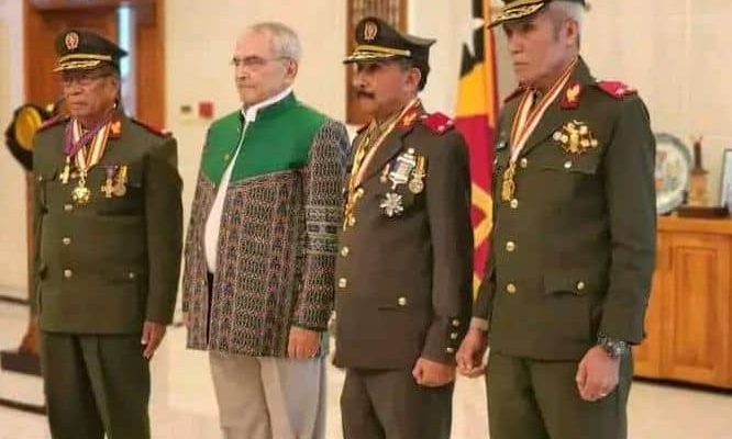 Ramos Horta promove altas patentes das F-FDTL