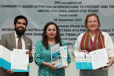 Reino Unido e UNICEF parcerizam-se para combater subnutrição em Timor-Leste
