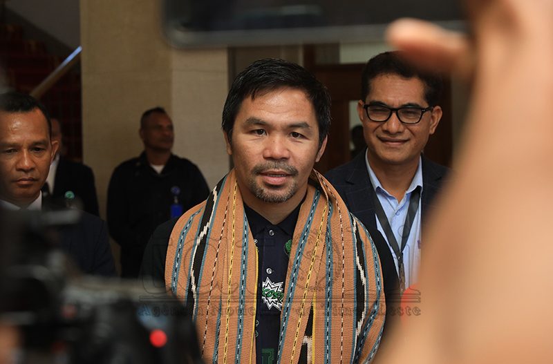 Manny Pacquiao tenciona promover boxe em Timor-Leste