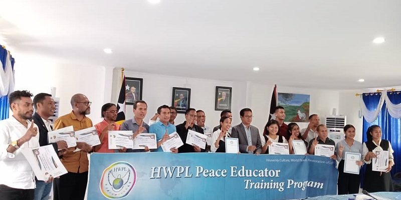 Dezoito docentes universitários concluem formação sobre educação para a paz