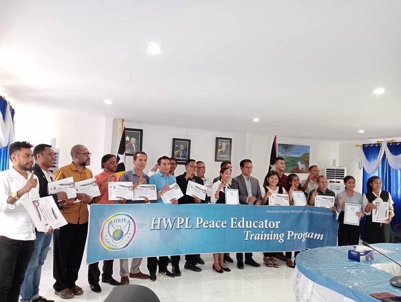 Dezoito docentes universitários concluem formação sobre educação para a paz