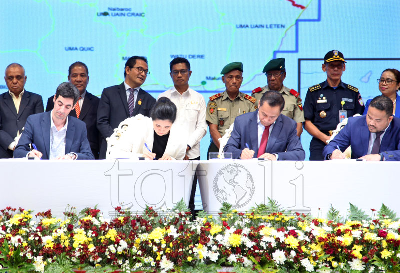 Formalizado contrato para realização de estudo sísmico em Viqueque