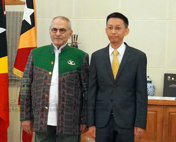 Novo Embaixador da Tailândia entrega cartas credenciais a Presidente da República