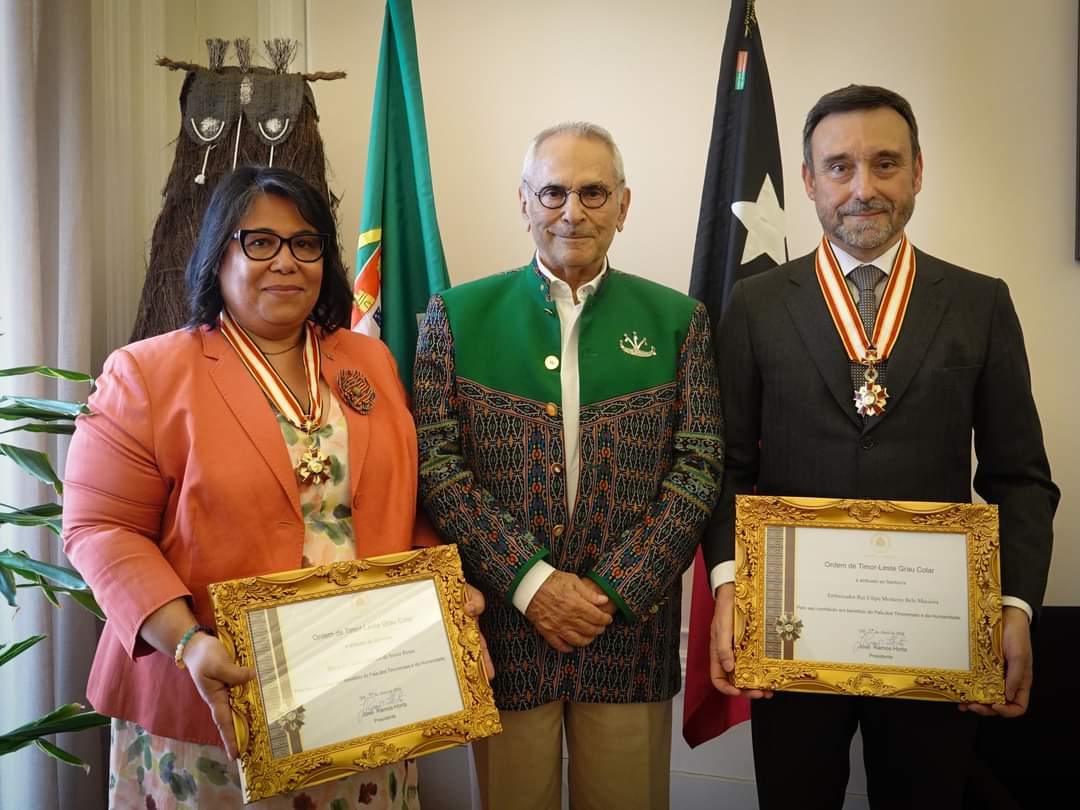 Embaixadores de Timor-Leste e Portugal em Genebra condecorados com Colar da Ordem de Timor-Leste