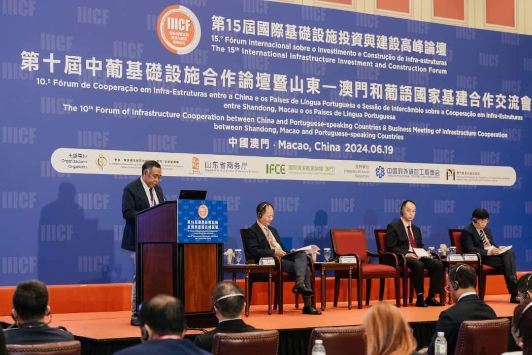 Timor-Leste participa no 15.º Fórum Internacional sobre Investimento e Construção de Infraestruturas em Macau