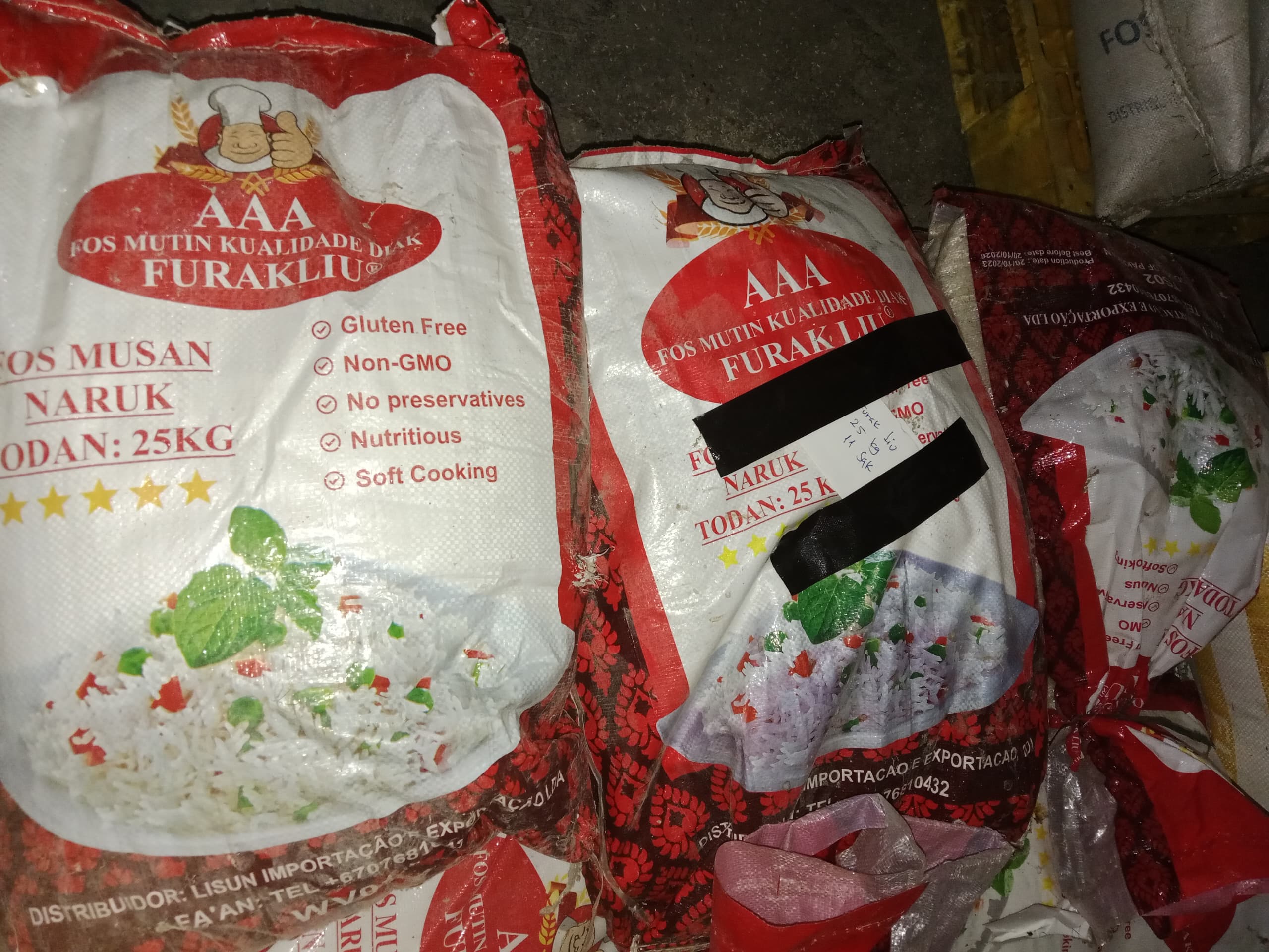 AIFAESA alerta para falta de qualidade do arroz Furak Liu