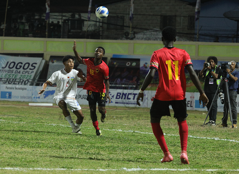 Jogos da CPLP: Seleção angolana de futebol vence Timor-Leste