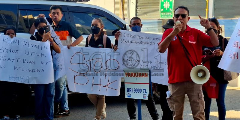 Trabalhadores timorenses do BRI em greve