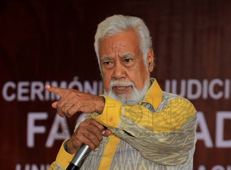 Xanana Gusmão: universidades devem proporcionar a diversidade de pensamento e de experiências