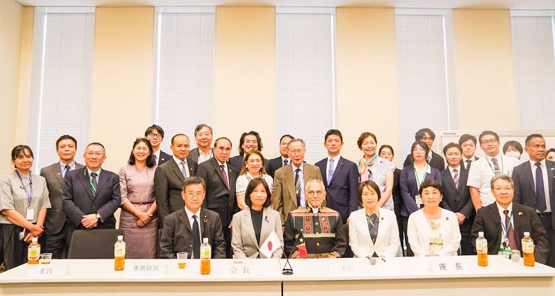 Presidente da República reforça diálogo político com parlamento japonês