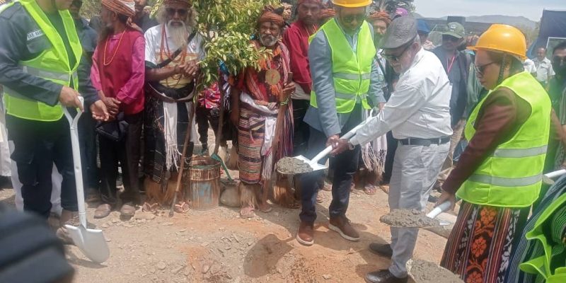 Lançada primeira pedra da construção da academia militar conjunta em Aileu