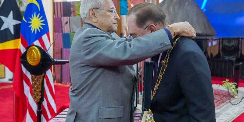 Chefe do Governo malaio condecorado com Grande Colar da Ordem de Timor-Leste