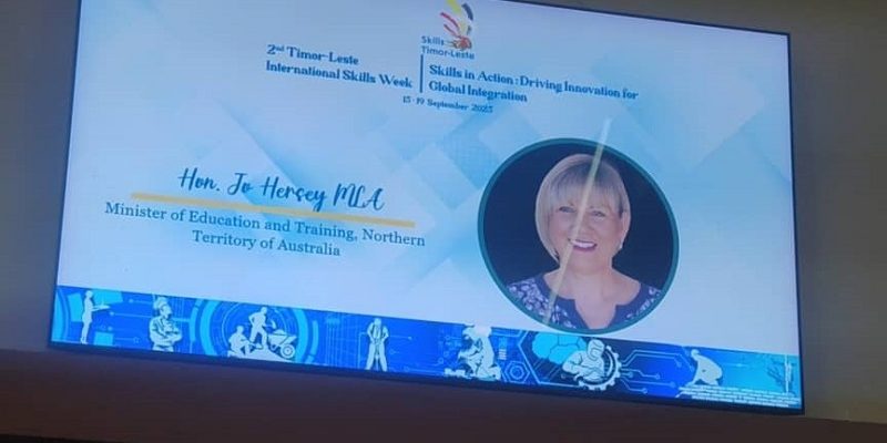 Ministra australiana defende ensino técnico-vocacional como chave para o futuro da juventude timorense