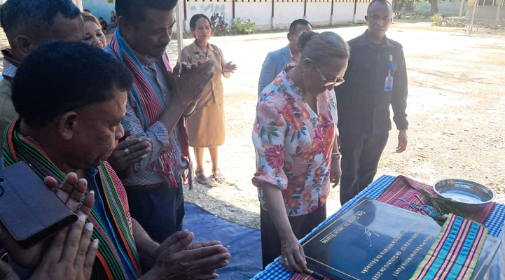 Ministério da Educação inaugura novo edifício da Pré-escola de Moris Foun 1 em Fatumeta