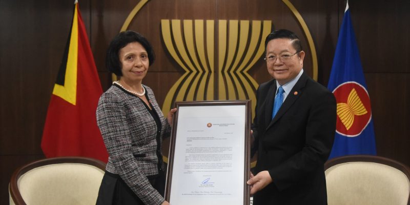 Timor-Leste apresenta primeira Representante Permanente na ASEAN
