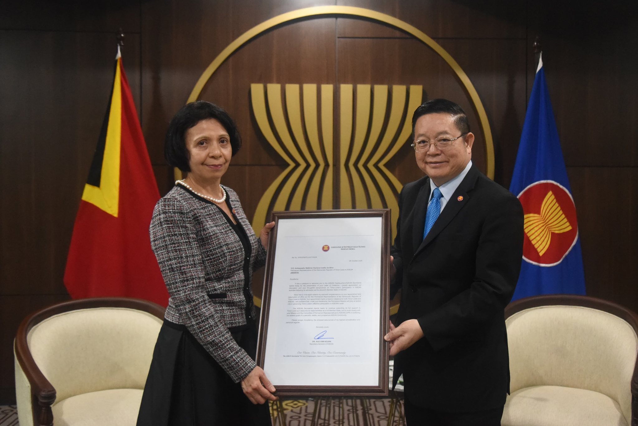 Timor-Leste apresenta primeira Representante Permanente na ASEAN