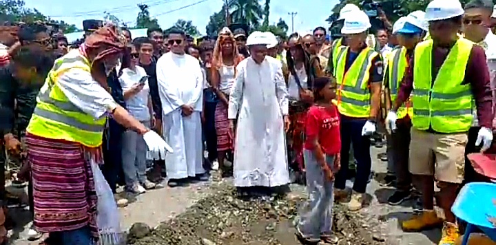 Lançada primeira pedra para reabilitação de estrada de Luca a Dilor em Viqueque
