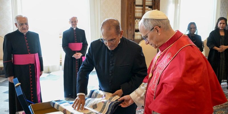 Papa Leão XIV recebe Ramos-Horta no Vaticano