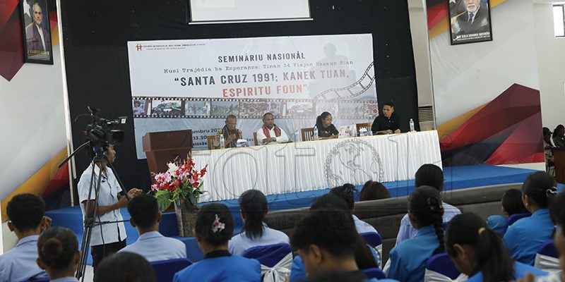 Legado histórico do Massacre de Santa Cruz destacado em seminário