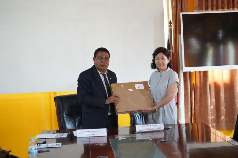 Instituto Nacional de Estatística recebe equipamentos eletrónicos da UNFPA