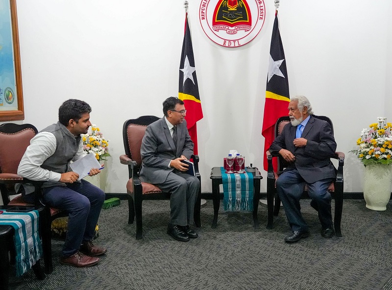 Índia destaca cooperação com Timor-Leste